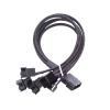 BOXUWFO HONGP 4pin IDE to 4-Port 3Pin/4Pin Cooler Cooling Fan Splitter Power Cable Environmental Connector Cables(5 x pin) view 3