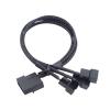 BOXUWFO HONGP 4pin IDE to 4-Port 3Pin/4Pin Cooler Cooling Fan Splitter Power Cable Environmental Connector Cables(4 x 4pin) view 4