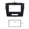 KITQLPG 2 Din Car Radio Stereo Fascia Surround Trim Compatible with Vitara 2015+ Installation Dash Panel Decorative Frame Kit view 3
