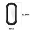 AHGDDA Case Glass for Xiaomi Mi Band 9 Anti Scratch Protective Cover All-Around PC Screen Protector Bumper for Mi Band 9 Cover Shell Watch Case(Black) view 3