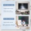 4:3/16:9 HD Manual Pull Down Projector Screen with Self-Locking Function, Adjustable Height, Foldable Screen for Home Theater, Office, Wedding(60inch 4:3) view 3