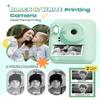 Seckton Kids Camera Instant Print, Upgrade Selfie Digital Camera for Kids, Christmas Birthday Gifts for Boys Girls Age 3-12, Toddler Portable Travel Toy with HD 1080P Video-Green view 4