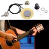 4PCS 50mm Piezo Pickup Transducer Prewired Amplifier with 6.35mm Output Jack for Guitar view 3