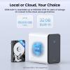 AOSU 4K Solar Security Cameras Wireless Outdoor, Expandable to 16TB (32GB Built-in) HomeCortex Home Security System, AI Face Recognition & Behavior Detection, 2-Cam Kit view 3