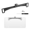 Back up Camera License Plate Mount,Backup Camera License Plate Mount Kit with Fixed Bracket & Screws & Screwdriver,Non-drilled Dash Cam Bracket for US Standard Licence Plates view 1