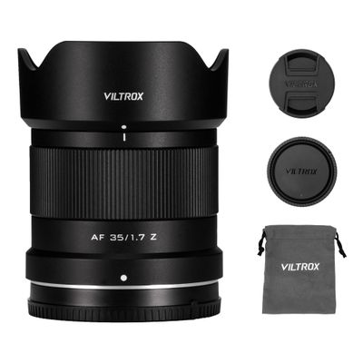 VILTROX 35mm f/1.7 Z-Mount Lens, 35mm F1.7 Auto Focus Large Aperture APS-C STM Prime Lens for Nikon Z-Mount Z5 Z50 Z50II Z6 Z6II Z6III Z7 Z7II ZFC Z30 Z9 Z8 Zfc