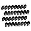 Black Hair Dye Ear Protectors 40pcs Plastic Covers for Salon Use view 1
