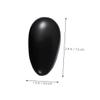 Black Hair Dye Ear Protectors 40pcs Plastic Covers for Salon Use view 2