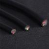 QTNLFCKVZ Multi-Conductor Cable Outdoor Landscape Wire, 26AWG Black Soft Wire 0.15mm2 Sheathed Wires 2 Cores to 12 Cores Pins Copper Conductor Electric Cable(5 Core,98meter) view 2