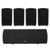 Definitive Technology (2 Pairs) ProMonitor 1000-2-Way Satellite or Bookshelf Speaker for Home Theater System Procenter 1000 Compact Center Speaker (Black) Bundle view 1