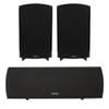 Pair of Definitive Technology ProMonitor 1000-2-Way Satellite or Bookshelf Speaker for Home Theater System + Definitive Technology Procenter 1000 Compact Center Speaker (Black) Bundle view 1