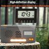 7400mWh Solar Hand Crank Emergency Weather Radio, NOAA AM FM Portable Radio with Flashlight, SOS Alarm, Digital Display & Phone Charger for Hurricane, Survival, Camping & Outdoor Emergencies view 4