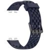 KGFCE Silicone Strap For Huawei Band 9 8 Replacement Sport Watchbands For Huawei Bracelet 8 9 NFC Wristband Smart Watch Accessories(Midnight Blue,Band 8) view 1
