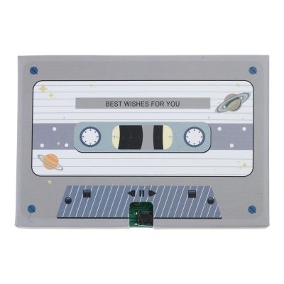 Voice Cassettes Tape 30/60/300 Seconds Message Recorder Customizable Sound Greeting Card For Couple