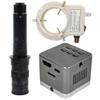4K UHD 60FPS Industrial Microscope Camera HDMI Type-C & 300X C-Mount Lens with 56-LED Adjustable Ring Light for Phone Repair PCB Soldering - Grey view 1