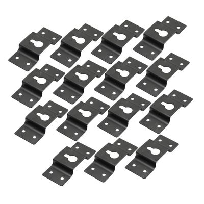 COHEALI 30pcs Audio Speaker Hanger Connector Iron Wall Mount Bracket for Surround Speakers Lightweight and for Home Theater Setup Easy to Install