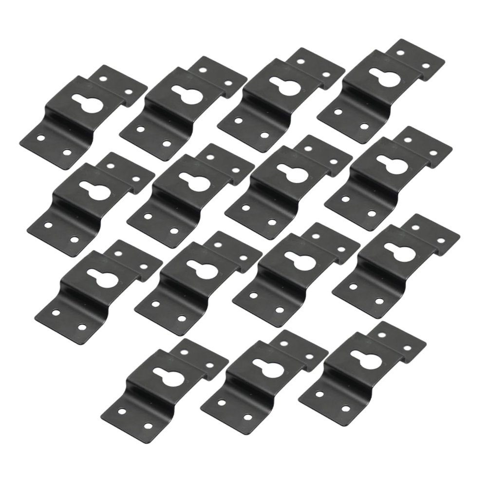 COHEALI 30pcs Audio Speaker Hanger Connector Iron Wall Mount Bracket for Surround Speakers Lightweight and for Home Theater Setup Easy to Install