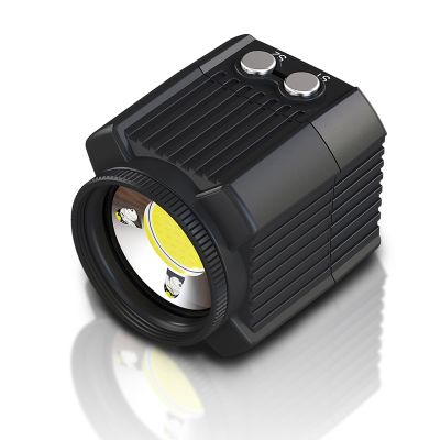LED Underwater and Photography Light, Up to 60m Rechargeable IPX8 Diving Lamp Outdoor LED Lamp Recharged for, DSLR and Action Cameras with 3 Light Modes (Black)