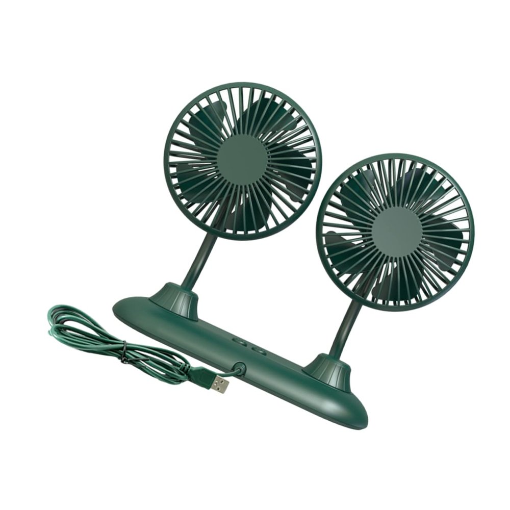 Cabilock Rotatable Car Usb Fan Rv Fan for Auto for Car Abs Material Low Noise Easy Installation