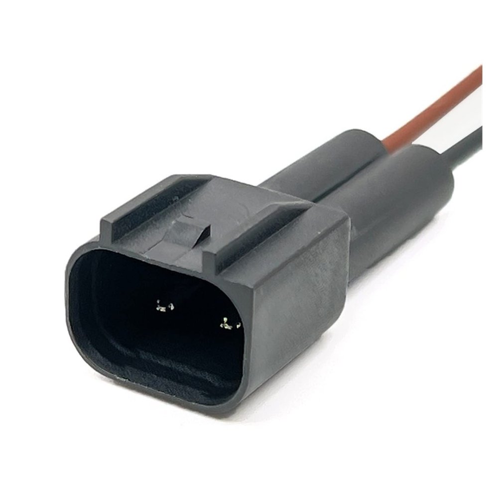 2 Pin Car Dashboard Midrange Center Speaker Ignition Coil Electronic Connector Wiring Harness Plug Compatible With F~rd Fox Mondeo E4014(2P Male,1 Pc)