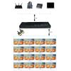 4K HDMI Splitter 1 x 16,1 in 16 Out Port HDMI Splitter Support 4Kx2K@60Hz Duplicate/Mirror, HDM 2.0, EDID, 3D Video Play, 18Gbps, HDCP view 3