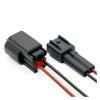 2 Pin Car Dashboard Midrange Center Speaker Ignition Coil Electronic Connector Wiring Harness Plug Compatible With F~rd Fox Mondeo E4014(2P Male,5 Pcs) view 4