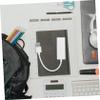 BELLIFFY USB to Ethernet Network Adapter Mbps Gigabit Laptop No Driver Required White Connector view 2