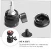 Balacoo 360 Degree Rotatable Phone Ring Light Camera Mount Ball Head Hot Shoe Adapter view 3