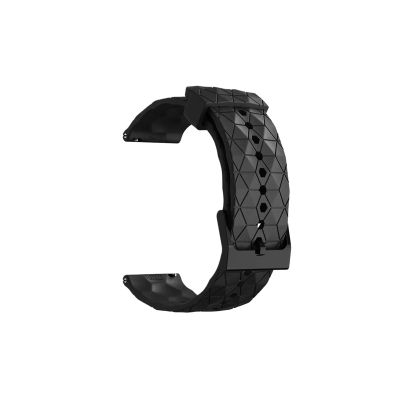 20mm 22mm Football Pattern Strap For Samsung Galaxy Watch for Polar Vantage for Honor Magic Watch Belt(Black,22MM Universal)