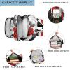 ALAZA School backpacks for girls boys White and Red Rose Backpack Students Bookbag for school bag Womens Casual Daypack College Bookbag view 4