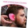 500 Pcs Pink PE Waterproof Ear Covers for Hair Dye and Shower view 4