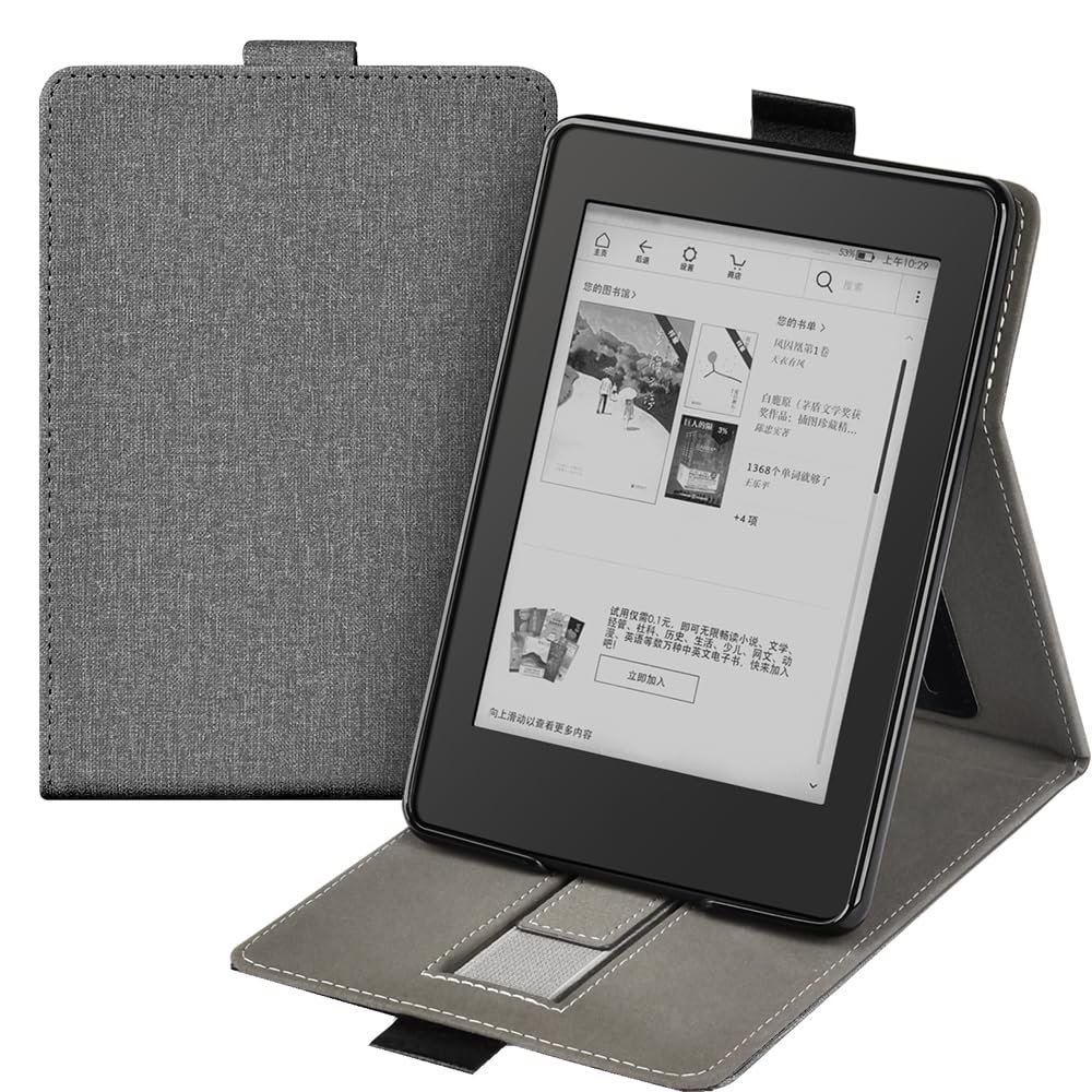 COCFOOKIW Case for 6" Kindle (10th Generation 2019, Model: J9G29R) and Kindle (8th Generation 2016,Model: SY69JL), Stand Cover with Auto Wake/Sleep, Back Magnetic and Handheld Function (7)