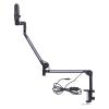 GOWENIC USB Microphone, 192KHZ/24Bit Plug & Play PC Computer Podcast Condenser Cardioid Mic Kit with RGB Boom Arm Stand for Recording Vocal Voice, Gaming, Singing, view 1