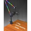 GOWENIC USB Microphone, 192KHZ/24Bit Plug & Play PC Computer Podcast Condenser Cardioid Mic Kit with RGB Boom Arm Stand for Recording Vocal Voice, Gaming, Singing, view 4