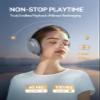 1MORE SonoFlow Pro HQ51 Wireless Over-Ear Headphones, Reduce Noise by Up to 45dB, Hi-Res Audio, 100H Playtime, App Control, Bluetooth 5.4, AI Clear Calls, Ultra-Light Comfort for Travel Office, Silver view 4