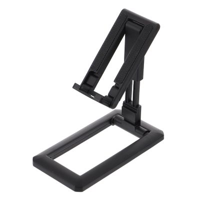 HOMSFOU 1pc Foldable Cell Phone Stand Tablet Holder for Desk Lightweight Phone Bracket for Home Office Compatible All Tablets Convenient Design for Vertical Horizontal Use
