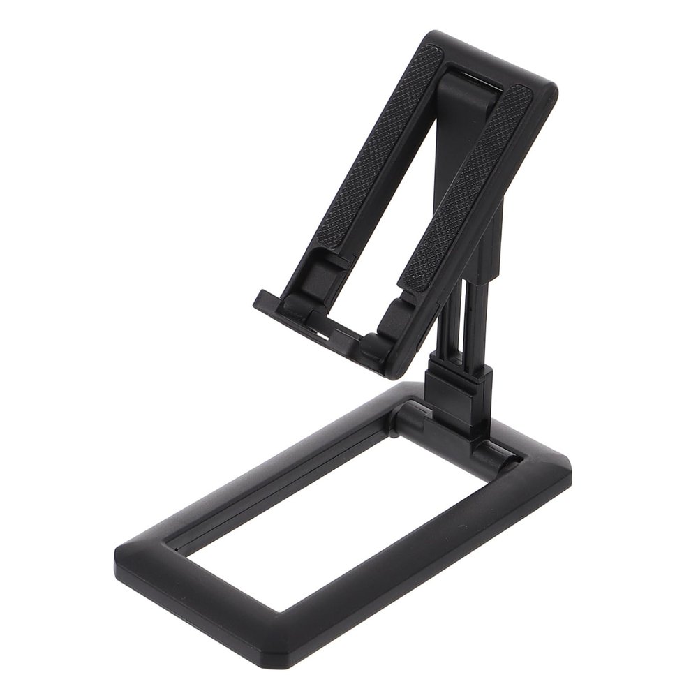 HOMSFOU 1pc Foldable Cell Phone Stand Tablet Holder for Desk Lightweight Phone Bracket for Home Office Compatible All Tablets Convenient Design for Vertical Horizontal Use