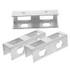 Lurrose 3pcs Under Desk Laptop Holder Laptop Mount Bracket for Space-Saving Storage Office Bedroom and Study Lightweight and Sturdy Design Support view 1