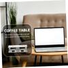 Lurrose 3pcs Under Desk Laptop Holder Laptop Mount Bracket for Space-Saving Storage Office Bedroom and Study Lightweight and Sturdy Design Support view 3