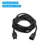 PATIKIL AC Power Cord 3 Prong C14 Male to C15 Female 1.5mm2 5m 16.4Ft 250V 10A PDU Extension Cable for Laptop Electronics TV Computer Printer Radio Monitor view 2