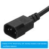 PATIKIL AC Power Cord 3 Prong C14 Male to C15 Female 1.5mm2 5m 16.4Ft 250V 10A PDU Extension Cable for Laptop Electronics TV Computer Printer Radio Monitor view 4