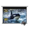 WUPRO QuadraArc Motorized ALR Projector Screen, Black Crystal 4K Electric Drop Down Screen, Wall & Ceiling Mount, Compatible with 1800 ANSI Lumens ST/LT Projectors 100" view 1