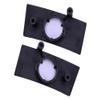 FPTYUE 1 Pair Black Front Bumper Side Camera Bracket 7203825 7203826 Compatible for BMW 7 Series F01 F02 F03 F04 view 1