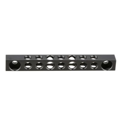 RSHuiOUXX Aluminum Cheese Rod with 1/4inch Screw Holes for DSLR Cameras Monitors Cage Photography Accessories Shoe Mount