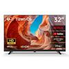 FPD Smart TV 32 Inch, Television Compatible with Samsung TV Plus Powered by Tizen OS, 720 HD TV with Dolby Audio, HDR 10, SmartThings, Miracast, Gaming Hub, Voice Remote Flat Screen TV (AT32-P1) view 1