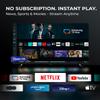 FPD Smart TV 32 Inch, Television Compatible with Samsung TV Plus Powered by Tizen OS, 720 HD TV with Dolby Audio, HDR 10, SmartThings, Miracast, Gaming Hub, Voice Remote Flat Screen TV (AT32-P1) view 2