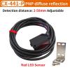1pc Switch with red LED Sensor, CX-441, CX-421, 481 PNP, Diffusion Type, Proximity Switch with Reflector Plate(CX-441-P) view 2
