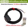 1pc Switch with red LED Sensor, CX-441, CX-421, 481 PNP, Diffusion Type, Proximity Switch with Reflector Plate(CX-423) view 2