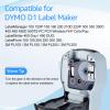 KCMYTONER 8 Pack Compatible for Dymo D1 40913 S0720680 Label Maker Tape Black on White 3/8 Inch x 23 Ft Label Tape for LabelManager 100 110 120P 150 160 view 3