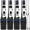Retevis C2 Two Way Radios Long Range,Group Call,Noise Reduction,GMRS Radio, First Responder,USB-C,with 15.4in SMA Female Antenna(4Pack) view 1